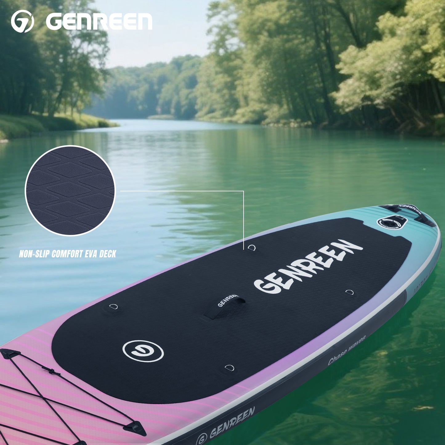 SUP GENREEN 10"x30" All Around / Color Drift