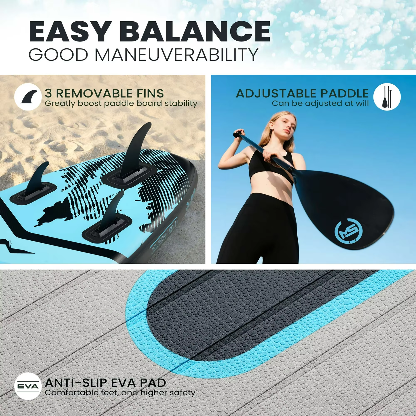 SUP M-SEAFREE 11"x35" Extra Wide