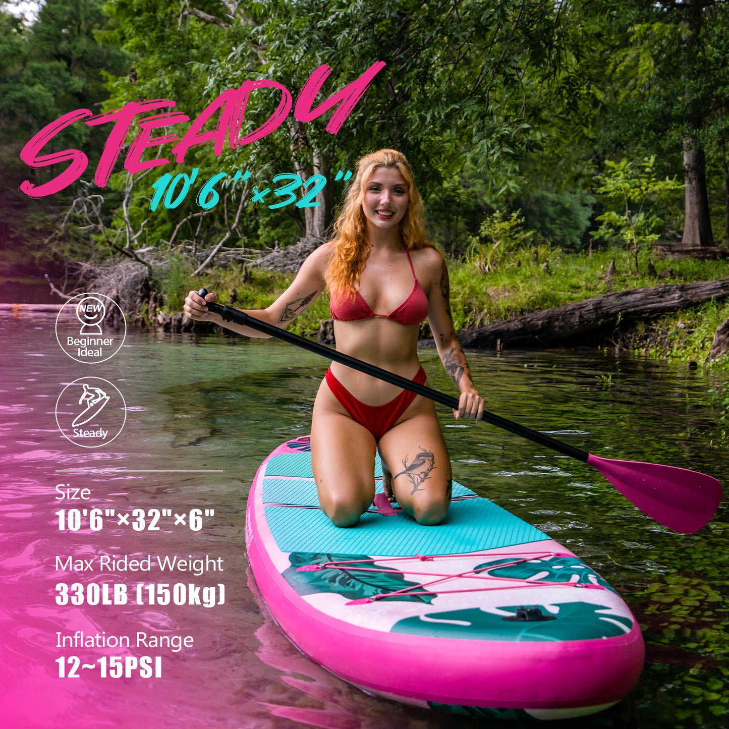 SUP HITBAY FLAMINGO 10.6"x32" All Around