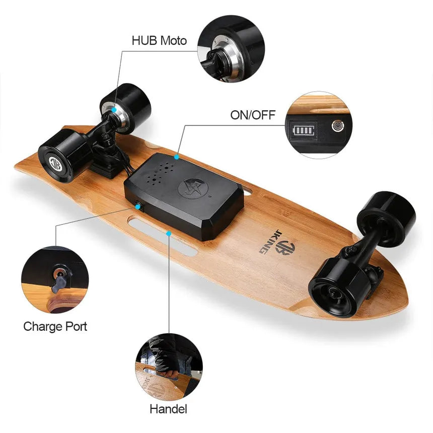 E-Skateboard JKING Surfwave H2A -  500W