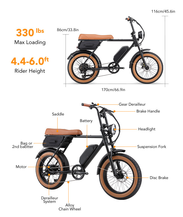 L4 Cyclefort - 750W 48V 20ah