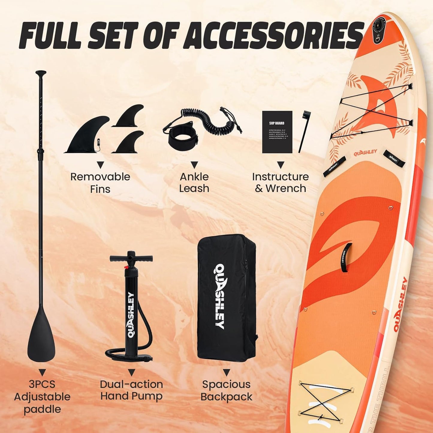 SUP QUASLEY 11"x34" Ultra Wide
