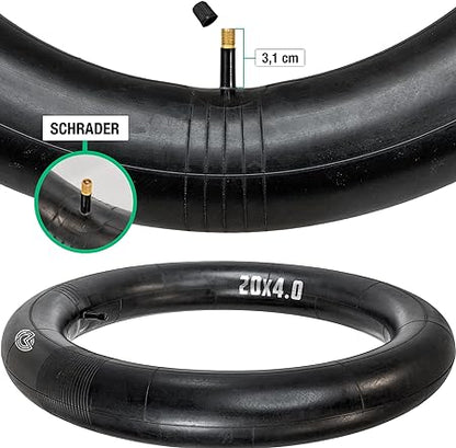 Camera d’Aria ChaoYang 20x4.0 Fat Bike con Valvola Schrader
