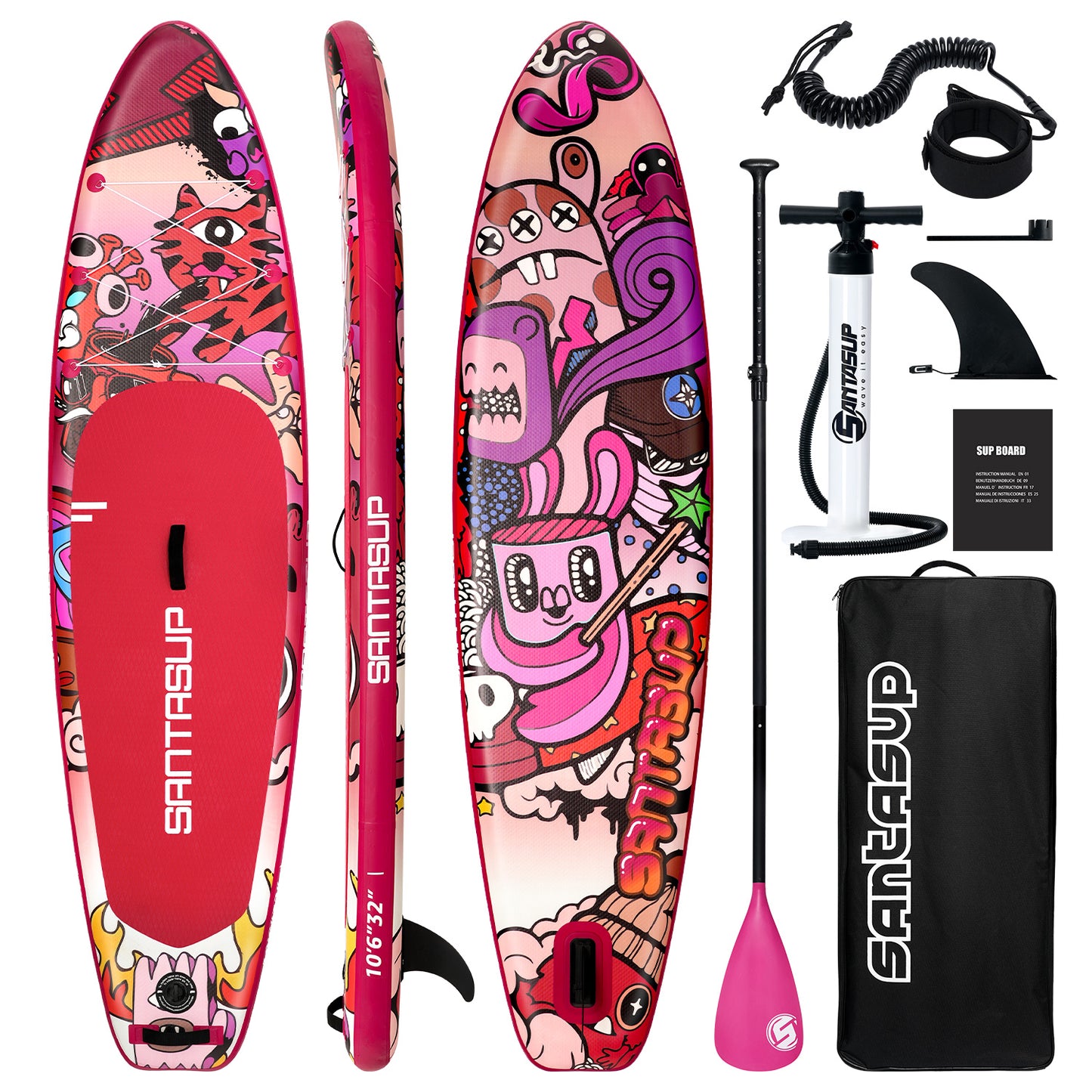 SUP STREET GRAFFITI 10.6"x32" All Around
