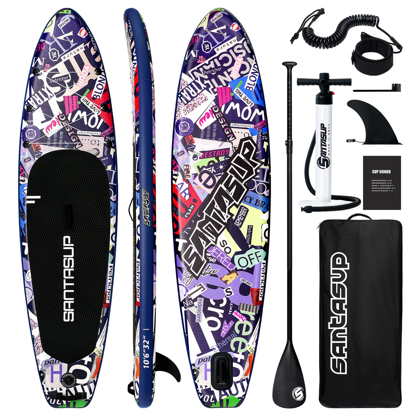 SUP STREET GRAFFITI 10.6"x32" All Around