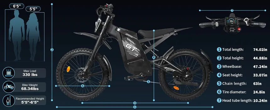 Ouxi GT2000 ENDURO Dirt E-Bike