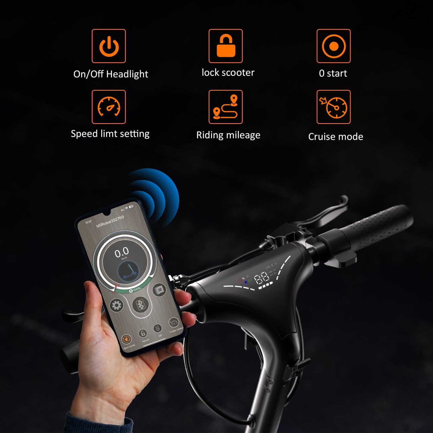 E-Scooter S9 PLUS 800W - picco 1200W