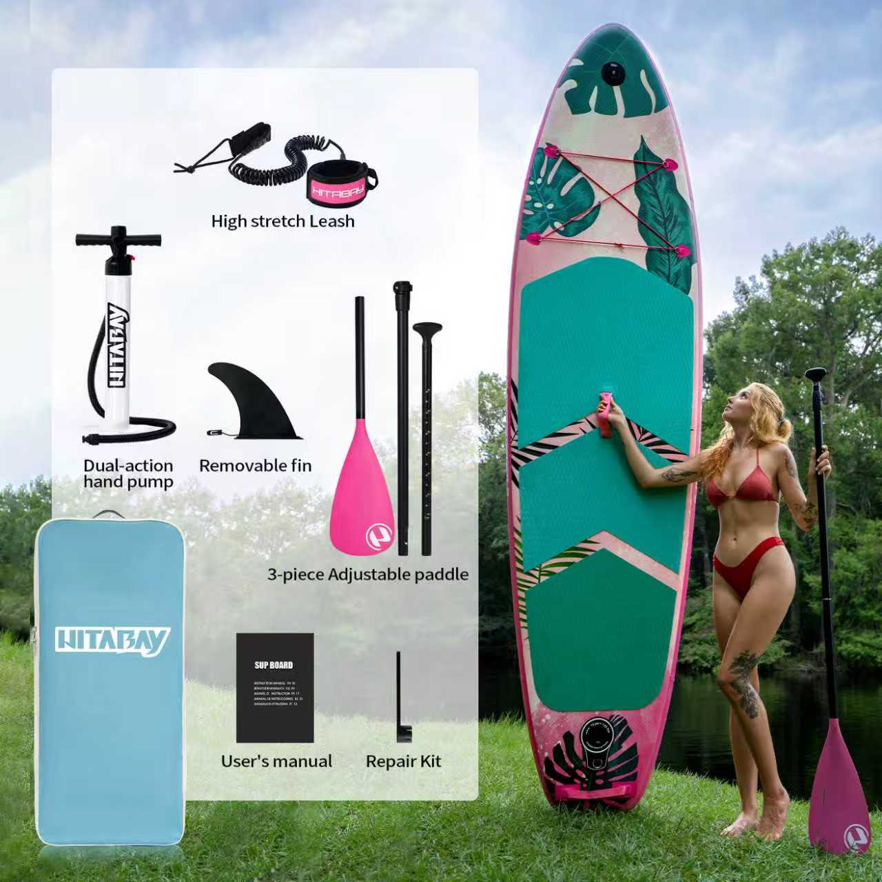 SUP HITBAY FLAMINGO 10.6"x32" All Around