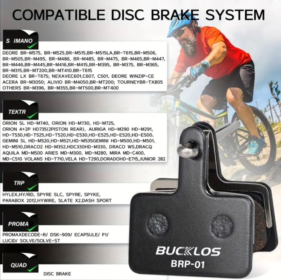 Pastiglie per freni Idraulici Bucklos