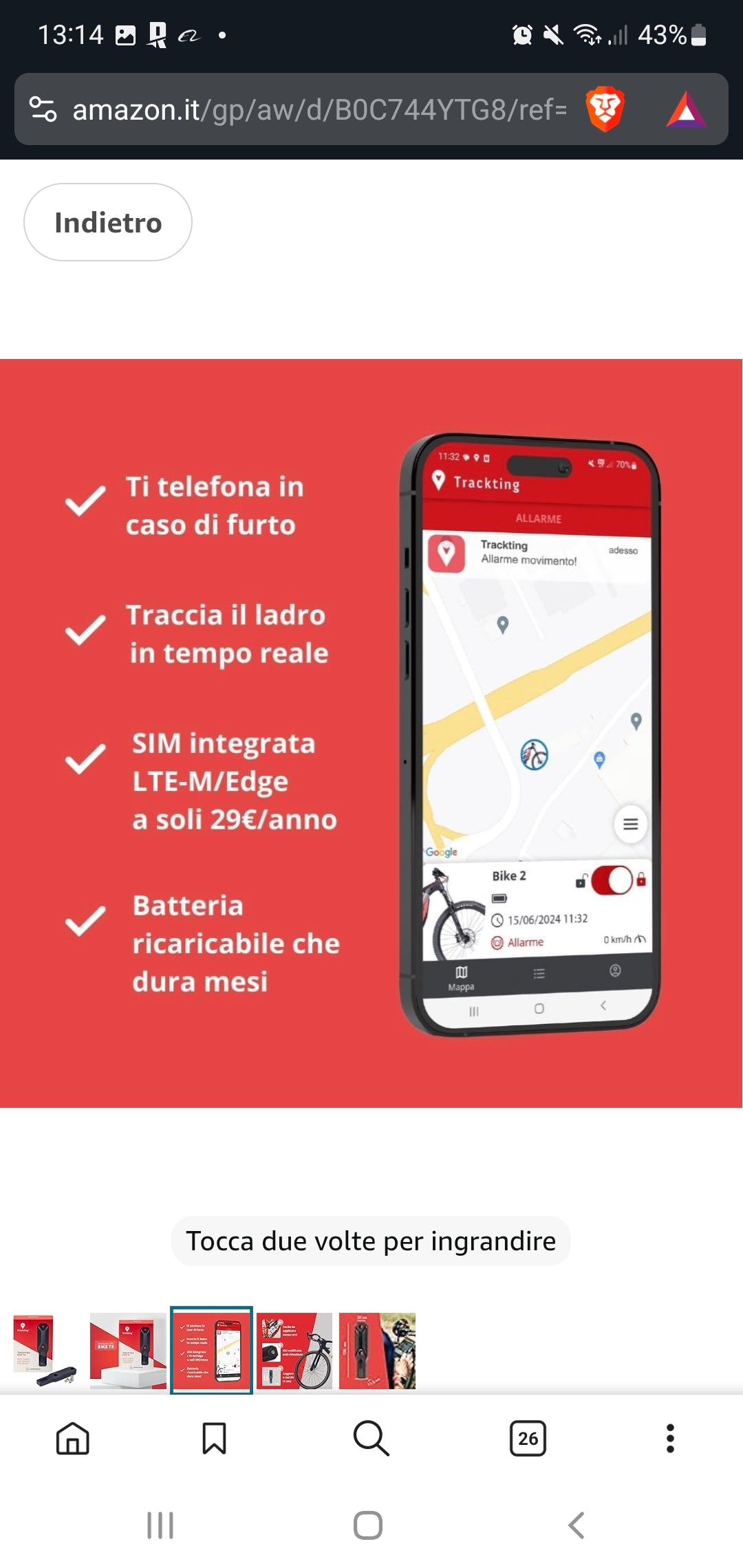 Gps Bike T8 Tracking