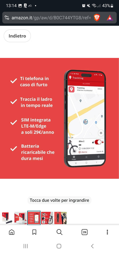 Gps Bike T8 Tracking