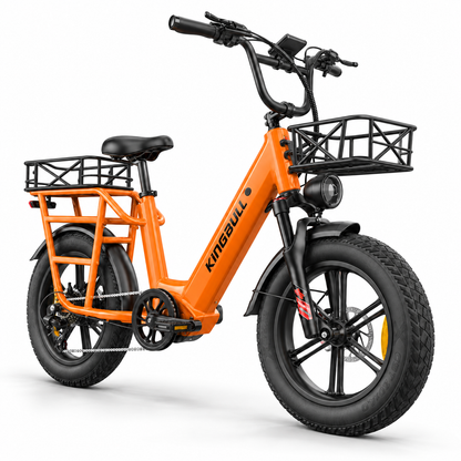Maxtron Voyager Arancio lucido, hero 3/4 verso destra su fondo bianco, immagine marketing generata da riferimento